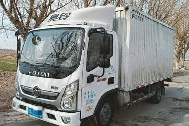 二手福田 奥铃速运 131马力 4.14米单排厢式轻卡(国五) 单桥 福田康明斯二手载货车 蓝牌