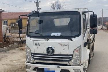 二手陕汽轻卡 德龙K3000 110马力 3.85米排半栏板轻卡(国五) 单桥 潍柴二手载货车 蓝牌