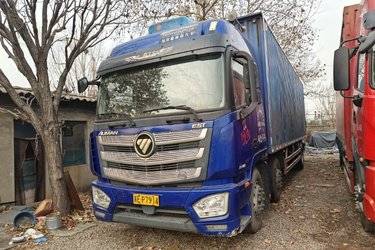 二手福田 欧曼GTL 6系重卡 280马力 6X2 9.53米厢式载货车(国五) 前四后四 福田康明斯二手载货车 黄牌