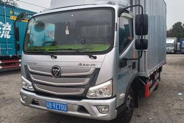 二手福田 欧马可S1系 156马力 4.14米单排厢式轻卡(国六) 单桥 福田康明斯二手载货车 蓝牌