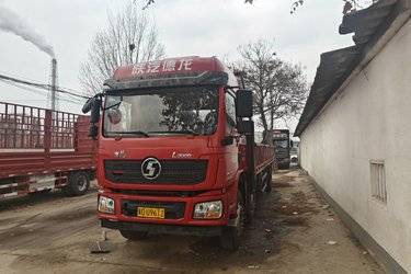 二手陕汽重卡 德龙L3000 270马力 6X2 9.5米栏板载货车(高顶)(国六) 前四后四 玉柴二手载货车 黄牌