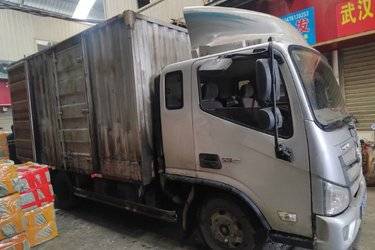 二手福田 奥铃CTV 163马力 4.14米单排厢式轻卡(中体)(国六) 单桥 福田康明斯二手载货车 蓝牌