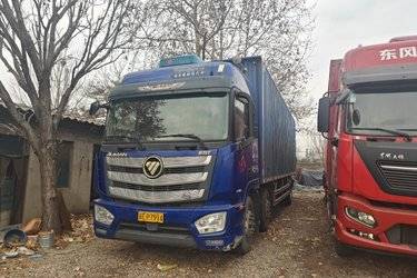 二手福田 欧曼EST 6系重卡 280马力 6X2 9.6米翼开启厢式载货车(国五) 前四后四 康明斯二手载货车 黄牌