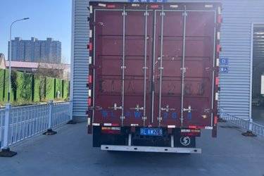 二手陕汽轻卡 德龙K5000 高配型 130马力 3.85米AMT自动挡排半厢式轻卡(国六) 单桥 潍柴二手载货车 蓝牌