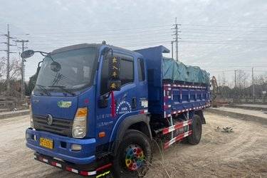 二手重汽王牌 7系 140马力 4.14米自卸车(主副一体车架)(国五) 单桥 玉柴二手自卸车 黄牌