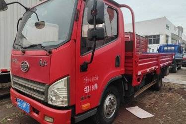 二手解放 虎VH 130马力 4.16米单排栏板轻卡(国五) 单桥 潍柴二手载货车 蓝牌