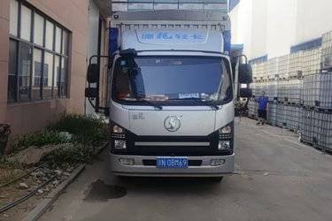 二手陕汽商用车 德龙G1 155马力 4X2 4.2米单排仓栅式轻卡(国六) 单桥 云内动力二手载货车 蓝牌