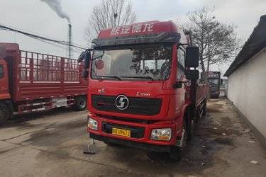 二手陕汽重卡 德龙L3000 270马力 6X2 9.8米栏板载货车(国六) 前四后四 潍柴二手载货车 黄牌