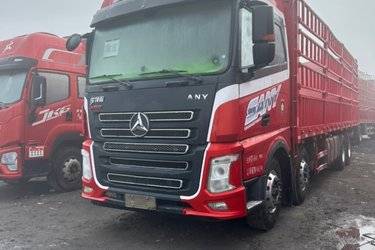 三一集团 460马力 8X4 9.5米仓栅式载货车(国六) 前四后八 福田康明斯二手载货车 黄牌