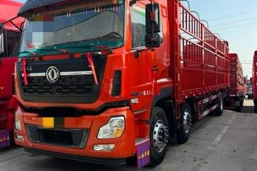 二手东风商用车 天龙重卡 292马力 6X2 9.6米仓栅式载货车(国五) 前四后四 康明斯二手载货车 黄牌