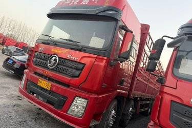 陕汽重卡 德龙X3000 轻量化版 460马力 8X4 9.55米仓栅式载货车(国五) 前四后八 潍柴二手载货车 黄牌