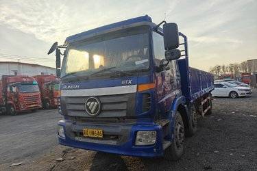 福田 欧曼ETX 5系重卡 245马力 6X2 8米栏板载货车(国五) 前四后四 福田康明斯二手载货车 黄牌