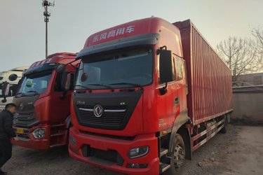 二手东风商用车 天锦KR PLUS 290马力 4X2 9.8米厢式载货车(国六) 单桥 东风康明斯二手载货车 黄牌图片