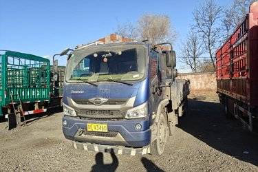 二手福田 时代领航ES5 220马力 6X2 6.8米排半栏板载货车(国六) 前四后四 潍柴二手载货车 黄牌