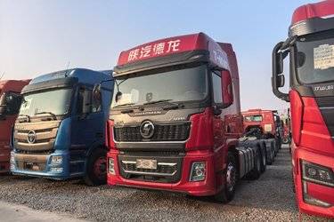 陕汽重卡 德龙X5000 480马力 6X4 牵引车(16挡)(国五) 双驱 潍柴二手牵引车 黄牌