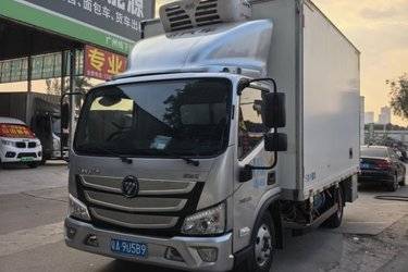 福田 欧马可S1系 156马力 4.14米单排厢式轻卡(国六) 单桥 福田康明斯二手载货车 蓝牌