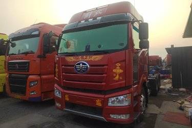 二手一汽解放 J6P 经典版 510马力 6X4 LNG牵引车(带液缓)(国六) 双驱 锡柴二手牵引车 黄牌