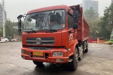 二手东风商用车 天锦重卡 310马力 8X4 6.8米自卸车(国五) 前四后八 东风二手自卸车 黄牌图片