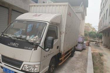 二手江铃 顺达 普通款 109马力 4.21米单排厢式轻卡(国四) 单桥 江铃二手载货车 蓝牌