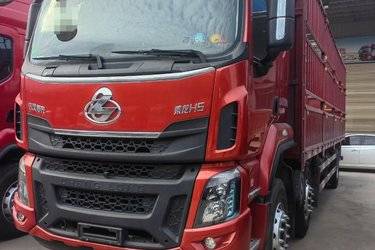 二手东风柳汽 乘龙H5中卡 270马力 6X2 9.6米仓栅式载货车(国五) 前四后四 玉柴二手载货车 黄牌