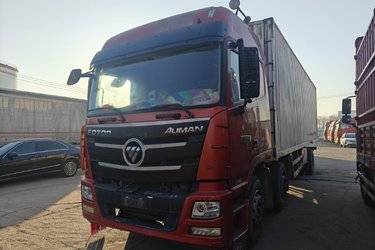 二手福田 欧曼GTL 6系重卡 280马力 6X2 9.53米厢式载货车(国五) 前四后四 福田康明斯二手载货车 黄牌