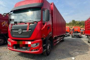 二手东风商用车 天锦KR PLUS 舒适版 290马力 4X2 9.8米厢式载货车(国六)(速比3.64)(国六) 单桥 康明斯二手载货车 黄牌