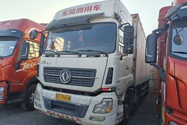 二手东风商用车 天龙重卡 245马力 6X2 9.6米厢式载货车(国五) 前四后四 东风康明斯二手载货车 黄牌