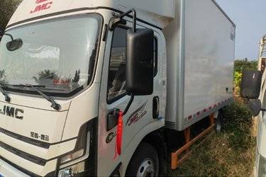 二手江铃 凯运+蓝鲸宽体 豪华版 163马力 4.2米单排厢式载货车(国六) 单桥 江铃二手载货车 黄牌