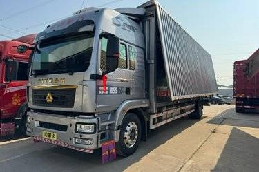 二手中国重汽 汕德卡SITRAK G5S重卡 豪华版 290马力 4X2 9.6米AMT自动档厢式载货车(国六) 单桥 中国重汽二手载货车 黄牌