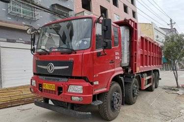 二手东风新疆 拓行 310马力 8X4 5.95米自卸车(国五) 前四后八 玉柴二手自卸车 黄牌