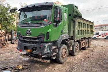 二手东风柳汽 乘龙H5 350马力 8X4 6.8米自卸车(国六) 前四后八 潍柴二手自卸车 黄牌