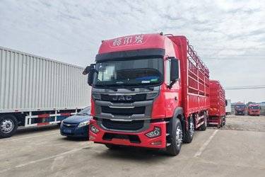 二手江淮 格尔发A5XⅢ重卡 270马力 6X2 7.8米仓栅式载货车(后桥440)(国六) 前四后四 玉柴二手载货车 黄牌