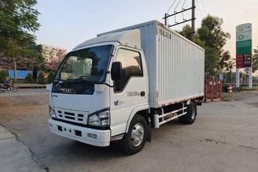 二手庆铃 五十铃600P 120马力 4.25米单排厢式轻卡(国五) 单桥 庆铃五十铃二手载货车 蓝牌