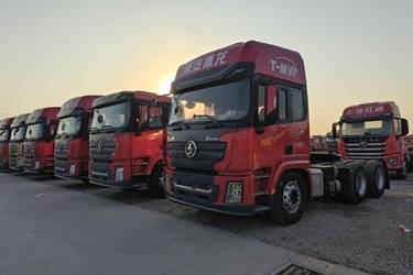 二手陕汽重卡 德龙X3000 460马力 6X4牵引车(国六) 双驱 潍柴二手牵引车 黄牌