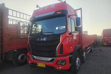 二手江淮 格尔发K5X中卡 240马力 6X2 9.5米栏板载货车(国五) 前四后四 锡柴二手载货车 黄牌