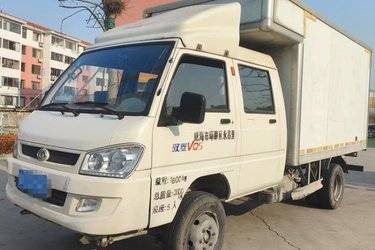 二手福田 祥菱M2 1.5L 112马力 汽油 3.1米双排厢式微卡(国五) 单桥 五菱柳机二手载货车 蓝牌