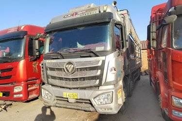 二手福田 欧曼EST 6系重卡 280马力 6X2 9.53米仓栅式载货车(国五) 前四后四 福田康明斯二手载货车 黄牌