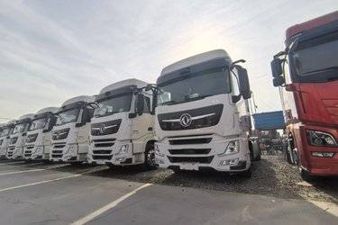 东风商用车 天龙旗舰KX 经典版 520马力 6X4 AMT自动挡牵引车(带液缓)(国六) 双驱 东风康明斯二手牵引车 黄牌