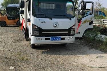 二手陕汽商用车 德龙G1 平台版 137马力 3.82米排半厢式轻卡(国六) 单桥 云内动力二手载货车 蓝牌