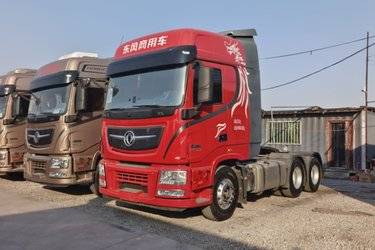 二手东风商用车 天龙旗舰KX 600马力 6X4牵引车(国六) 双驱 康明斯二手牵引车 黄牌图片