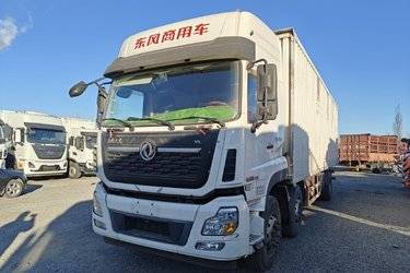 二手东风商用车 天龙VL重卡 292马力 6X2 9.6米厢式载货车(国五) 前四后四 雷诺二手载货车 黄牌