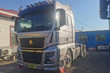 二手中国重汽 汕德卡SITRAK C9H重卡 570马力 6X4 AMT自动挡牵引车(国六) 双驱 曼二手牵引车 黄牌图片