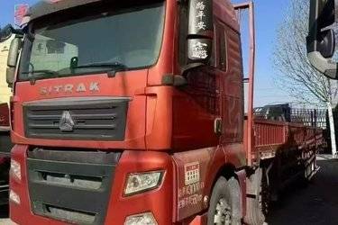 二手中国重汽 汕德卡SITRAK C7H重卡 440马力 8X4 9.6米栏板载货车(国五) 前四后八 曼二手载货车 黄牌图片