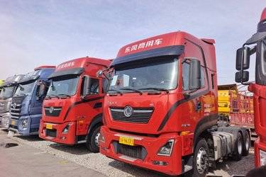 二手东风商用车 天龙KL重卡 465马力 6X4牵引车(国六)(速比2.87)(国六) 双驱 东风康明斯二手牵引车 黄牌图片