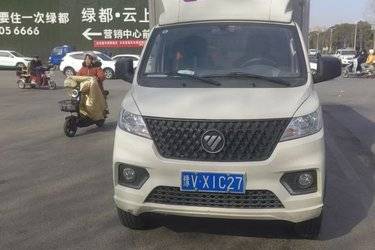 二手福田 祥菱V3 1.6L 122马力 3.7米单排厢式微卡(国六) 单桥 东安二手载货车 蓝牌图片