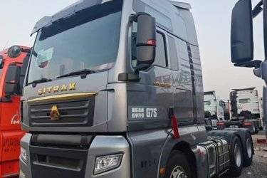 二手中国重汽 汕德卡SITRAK G7S重卡 610马力 6X4 AMT自动档牵引车(带液缓)(国六) 双驱 潍柴二手牵引车 黄牌