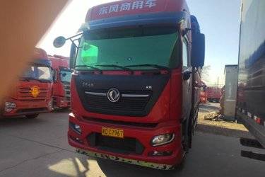 二手东风商用车 天锦KR PLUS 300马力 4X2 6.8米仓栅式载货车(国六) 单桥 雷诺二手载货车 黄牌