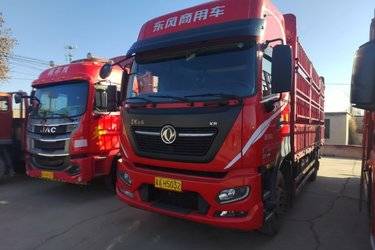 二手东风商用车 天锦KR PLUS 290马力 4X2 6.8米仓栅式载货车(国六) 单桥 东风康明斯二手载货车 黄牌