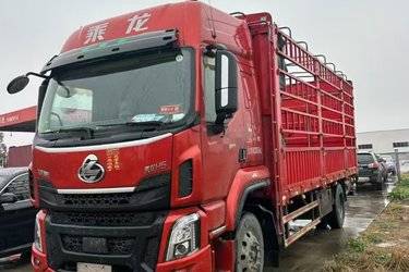 二手东风柳汽 乘龙H5中卡 270马力 4X2 6.8米仓栅式载货车(国六) 单桥 玉柴二手载货车 黄牌