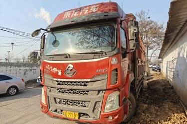 二手东风柳汽 乘龙H5中卡 220马力 4X2 6.8米仓栅式载货车(国五) 单桥 玉柴二手载货车 黄牌图片